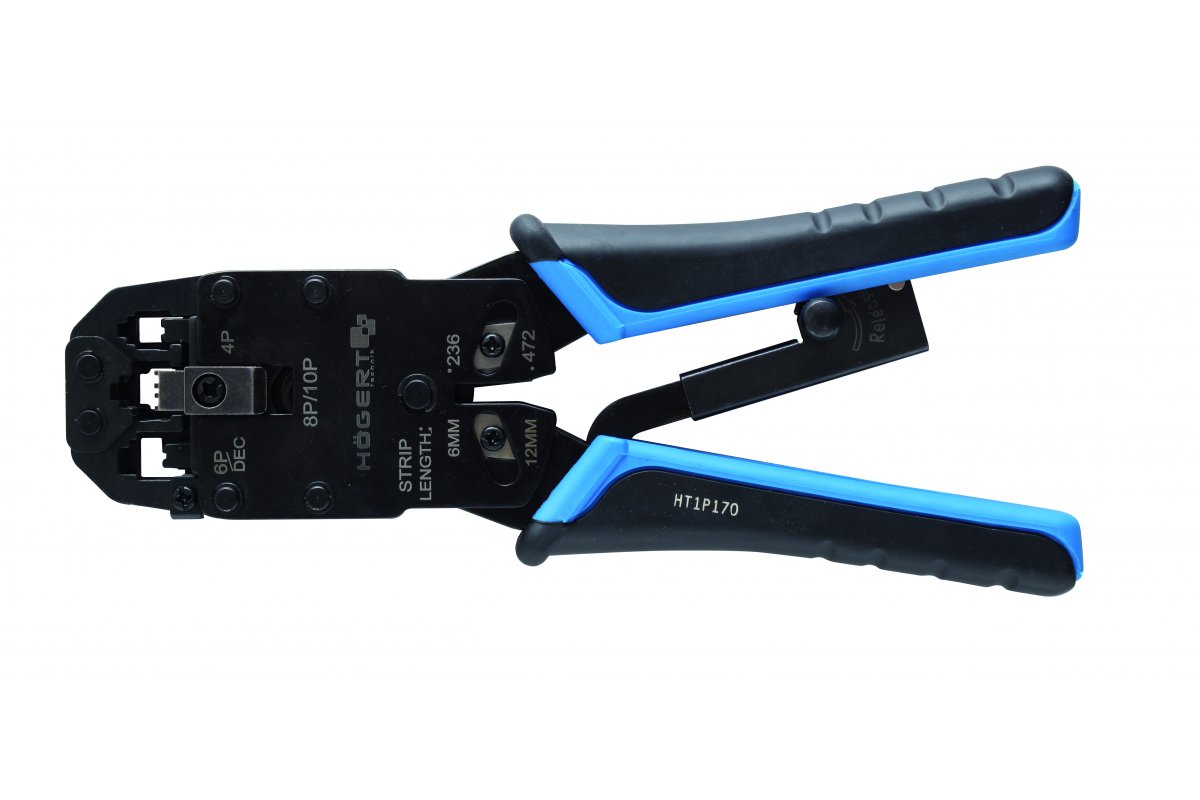 Krimp kliješta telefonske i mrežne stopice, 4P/6P/8P/10P/RJ10/RJ